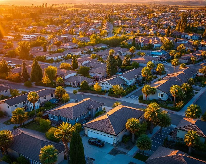 Sunnyvale, California neighborhood view